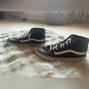Vans Sk8 Old Skool Leather High Top sz. Women’s 10, Men’s 8.5